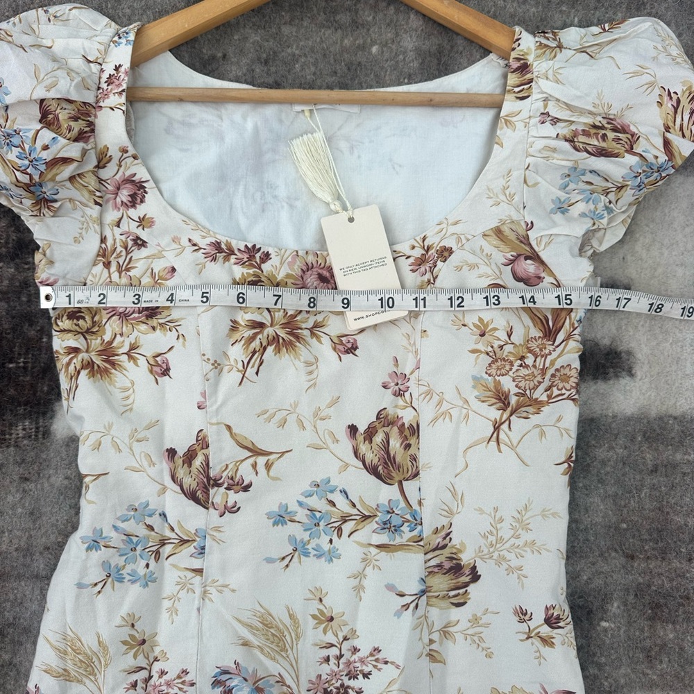 Dôen MARCI DRESS -FIELD OF TULIPS Xsmall - Picture 9 of 12